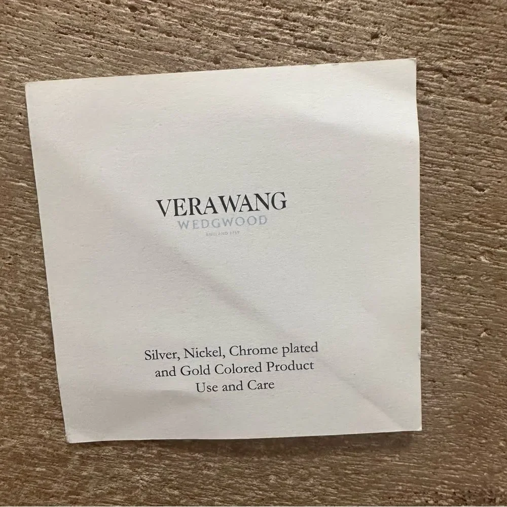 Vera Wang Wedgwood With Love Frame Aqua 4X6 In Original Box